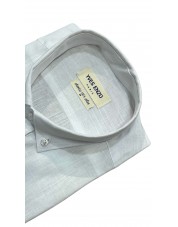 V014-01 Chemise en voile de coton - Blanc