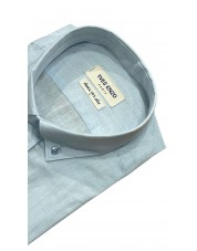 V014-02 Chemise en voile de coton - Ciel