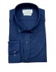 V014-06 Chemise en voile de coton - Marine