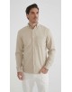 LIN-L057-01 Chemise lin - Beige