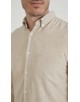 LIN-L057-01 Chemise lin - Beige