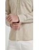 LIN-L057-01 Chemise lin - Beige