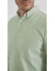LIN-L057-02 Chemise lin - Vert