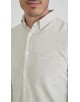 LIN-L057-03 Chemise lin - Blanc