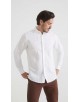 LIN-30R-21 Chemise en lin - Blanc