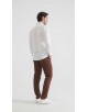 LIN-30R-21 Chemise en lin - Blanc