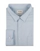 LIN-36-22 Chemise lin grande taille - Ciel