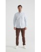 25020-2 Chemise en lin - Bleu ciel