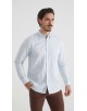 25020-2 Chemise en lin - Bleu ciel