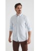 25020-2 Chemise en lin - Bleu ciel
