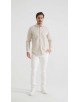 25020-3 Chemise en lin - Beige