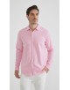 LIN-32-23 Chemise en lin - Rose