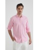 LIN-32-23 Chemise en lin - Rose