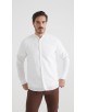 LIN-60R-21 Chemise en lin - Blanc