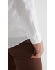 LIN-60R-21 Chemise en lin - Blanc