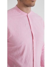 LIN-62-23 Chemise en lin - Rose