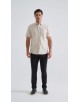 LIN-92-23 Chemisette en lin - Beige
