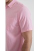 LIN-92-25 Chemisette en lin - Rose