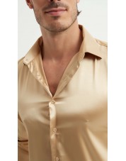 M0804-01 Chemise satinée - Doré