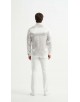 M0804-02 Chemise satinée - Argent