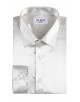 M0804-02 Chemise satinée - Argent
