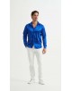 M0804-04 Chemise satinée - Bleu roy