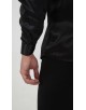 M0804-06 Chemise satinée - Noir