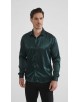 M0804-07 Chemise satinée - Vert bouteille
