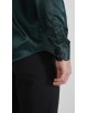 M0804-07 Chemise satinée - Vert bouteille