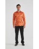M0804-09 Chemise satinée - Orange