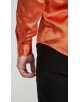 M0804-09 Chemise satinée - Orange
