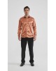 M0804-10 Chemise satinée - Terracotta
