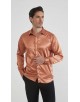 M0804-10 Chemise satinée - Terracotta
