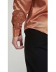 M0804-10 Chemise satinée - Terracotta