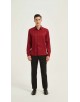 SAT200-17 Chemise rouge en confort fit