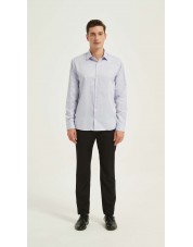 SAT200-60 Chemise parme en confort fit