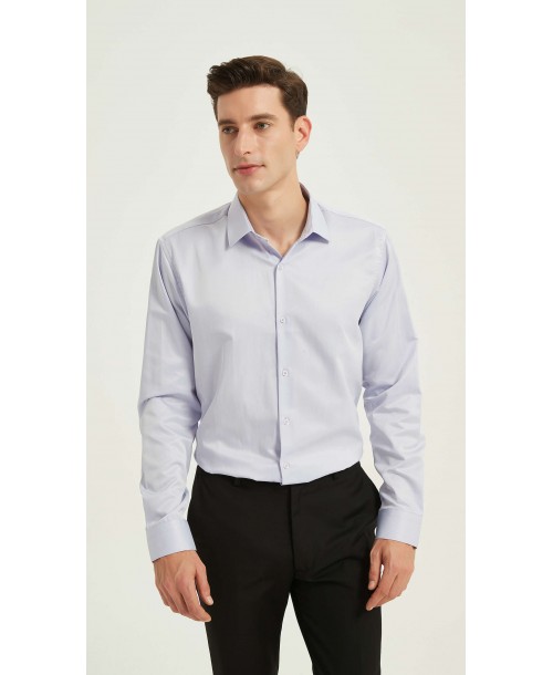SAT200-60 Chemise parme en confort fit