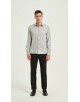 SAT200-96 Chemise grise en confort fit