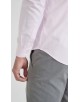 SLIM5051-02 Chemise rayures ton sur ton - Rose