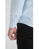 SLIM5051-03 Chemise rayures ton sur ton - Ciel
