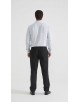 1506201-01 Chemise coupe droite à motifs - Blanc