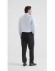 1506201-03 Chemise coupe droite à motifs - Blanc