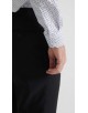 1506201-05 Chemise coupe droite à motifs - Blanc
