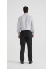 1506201-05 Chemise coupe droite à motifs - Blanc