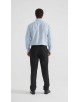 1506201-07 Chemise coupe droite à motifs - Bleu