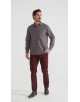 1506201-10 Chemise coupe droite à motifs - Multi