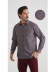 1506201-10 Chemise coupe droite à motifs - Multi