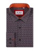 1506201-10 Chemise coupe droite à motifs - Multi