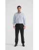 1506201-11 Chemise coupe droite à motifs - Blanc