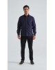 1506201-12 Chemise coupe droite à motifs - Marine